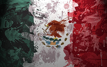 Background, Texture, Textures, Paints, Flag, Mexico HD wallpaper