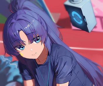 Hayase Yuuka, Hayase Yuuka, video game, Blue Archive HD wallpaper