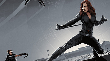 Black Widow Poster Art, black-widow, superheroes, artwork, digital-art HD wallpaper