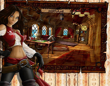 3d, pirate HD wallpaper
