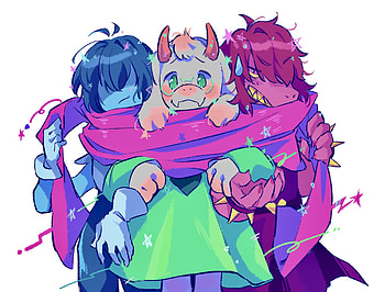 Deltarune, Ralsei (Deltarune), Video Game, Kris (Deltarune), Susie (Deltarune) HD wallpaper
