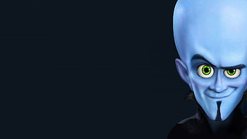 Megamind animation film, Blue-skinned supervillain, Heroic redemption, DreamWorks production HD wallpaper