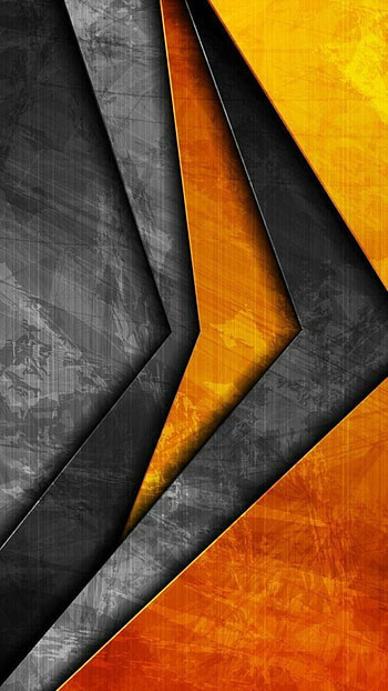 Modern, orange, cool, sharp HD phone wallpaper