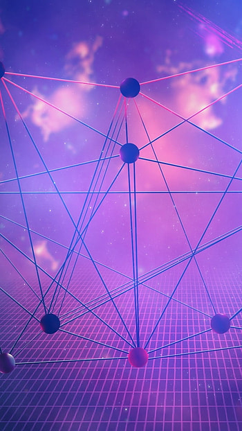 Astic, Abstract, Neural Network HD phone wallpaper