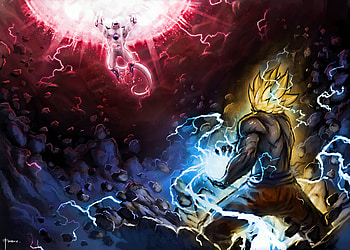 Anime Dragon Ball Z Dragon Ball Goku Super Saiyan za (Dragon Ball) Kamehameha HD wallpaper