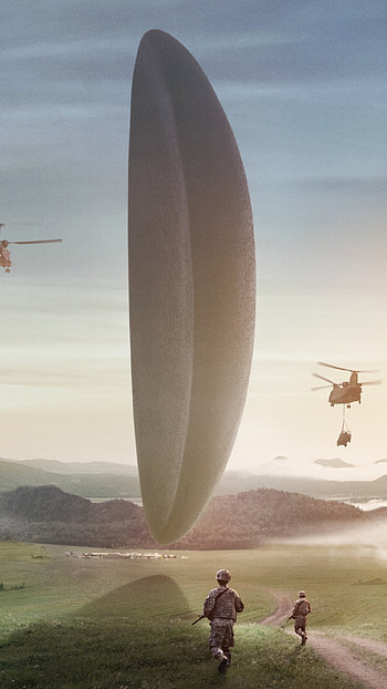 Arrival movie, Suspenseful thriller, Mind-bending narrative, Intense atmosphere HD phone wallpaper