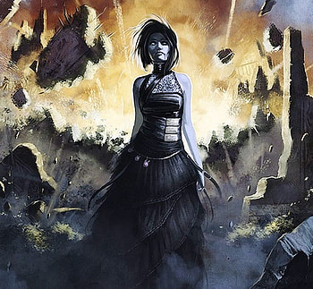 Vampire, girl, dark, xavier collette HD wallpaper