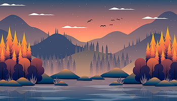 Cool Landscape Night Minimal Art Laptop , Minimalist , , and Background, Minimalist Laptop HD wallpaper
