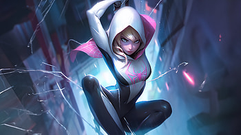 Gwen Stacy A Spirited Heroine , gwen-stacy, superheroes, artwork, digital-art, artist, art, deviantart HD wallpaper