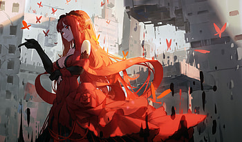 Forever 7th Capital, forever-7th-capital, anime-girl, anime, butterfly, artist, artwork, digital-art HD wallpaper
