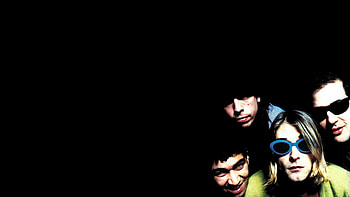 Nirvana, Kurt Cobain, minimalist, dark, black HD wallpaper