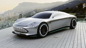 Mercedes Benz Vision AMG 2022 2 Cars HD wallpaper