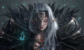 Curse By Wlof, fantasy-girls, artwork, artist, digital-art, deviantart HD wallpaper