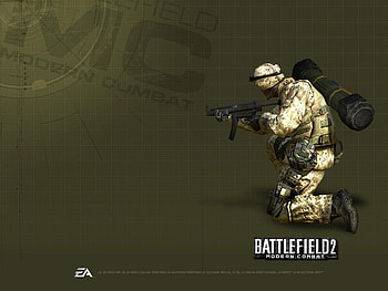 Battlefield-2 Modern Combat, shoot, videogame, soldier, battlefield, modern combet, adventure, action, 3d, abstract, game, gun HD wallpaper