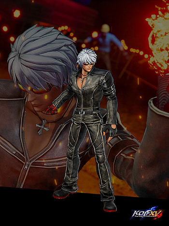 King of Fighters XV, K , Cat with Monocle HD phone wallpaper