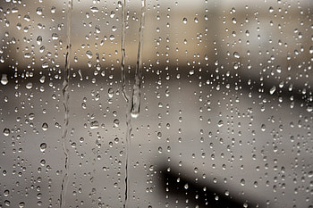 Rain, Drops, Transparent, Macro, Wet, Glass HD wallpaper
