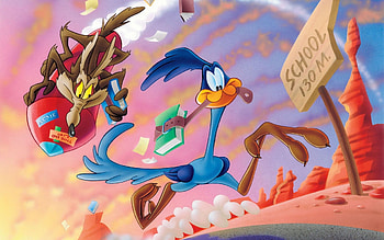 Coyote and Roadrunner, Legendary chase, Looney Tunes , Memorable characters HD wallpaper