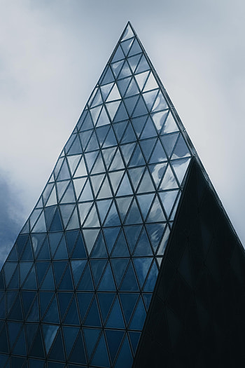 Architecture, Building, Miscellanea, Miscellaneous, Glass, Pyramid HD phone wallpaper