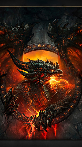 Magical dragon, Enchanted realm, Mythical world, Mystical charm HD phone wallpaper