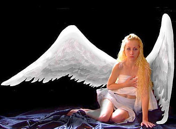 Lady w Wings, cool HD wallpaper