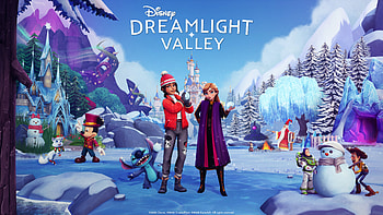 Disney Dreamlight Valley - Enchanting Winter Theme, video game, Disney Dreamlight Valley HD wallpaper
