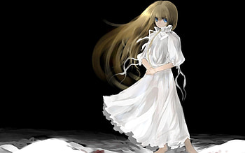 Anime, Young, Sadness, Girl, Hair, Sorrow HD wallpaper