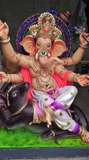 Ganpati Ka, God, Ganesh HD phone wallpaper