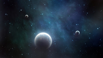 Moment in Space CII, galaxies, planets, gases, graphics, space, stars, moons HD wallpaper