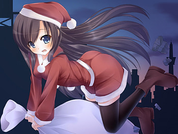 Anime, cute, sky, long hair HD wallpaper