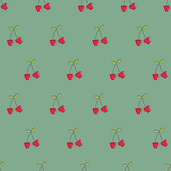 Cherry, Berries, Patterns, Vector, Texture, Textures HD phone wallpaper