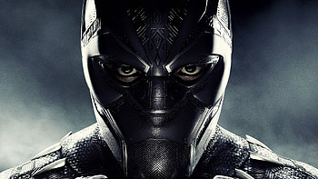 Black panther, superhero's face, movie, 2018 HD wallpaper