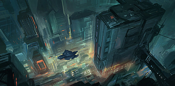 Scifi Future City Top View Vehicles Art, scifi, future, city, artist, artwork, digital-art, deviantart HD wallpaper