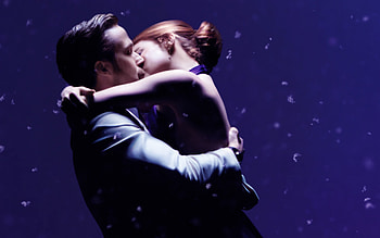 La La Land Emma Stone And Ryan Gosling, la-la-land, 2016-movies, emma-stone, ryan-gosling HD wallpaper