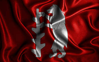Warwickshire flag, , silk wavy flags, english counties, Flag of Warwickshire, fabric flags, 3D art, Warwickshire, Europe, Counties of England, Warwickshire 3D flag, England HD wallpaper