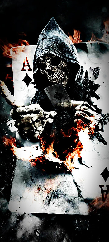 Skull, art HD phone wallpaper