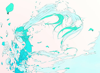 Miku Hatsune, anime, hatsune miku, green hair, vocaloid, long hair, female HD wallpaper
