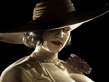 Resident Evil Village, Alcina Dimitrescu, Video Game, Resident Evil HD wallpaper