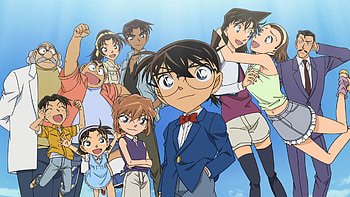 Ai Haibara, Detective Conan, Anime, Conan Edogawa, Kogoro Mouri, Ran Mouri HD wallpaper