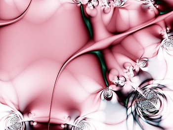Fractal Liquid Hummingbird, pink, swirls, hummingbird, beautiful, fractal HD wallpaper