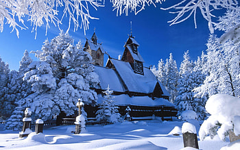 Landscape, Winter, Architecture, Snow HD wallpaper