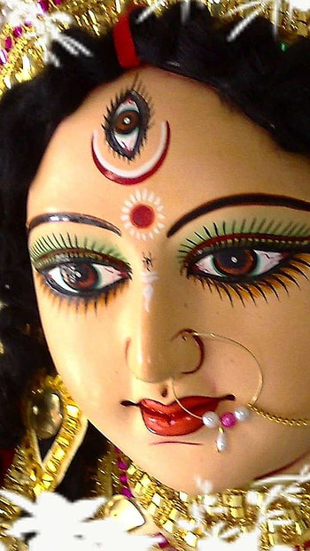 Durga Maa, shyama, devotional HD phone wallpaper