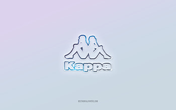 Kappa logo, cut out 3d text, white background, Kappa 3d logo, Kappa emblem, Kappa, embossed logo, Kappa 3d emblem HD wallpaper