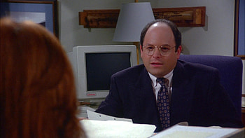 Wall Street, 1987 movie, Compaq computer monitor, Seinfeld reference HD wallpaper