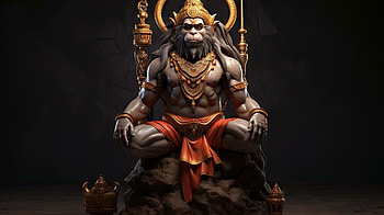 Hanuman - Majestic Lord Hanuman Background, Lord Hanuman HD wallpaper
