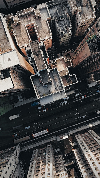 Cities, Roads, City, Building, View From Above HD phone wallpaper