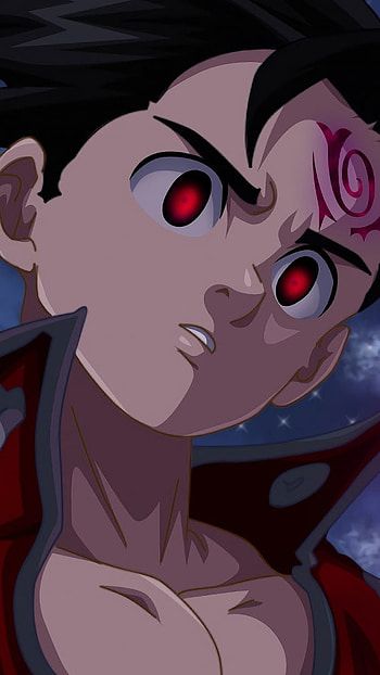 Red eye, anime, the seven deadly sins HD phone wallpaper