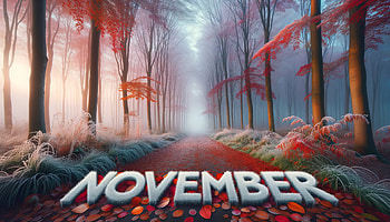 Enchanting November Forest Path, november, Autumn, forest, nature, landscape HD wallpaper