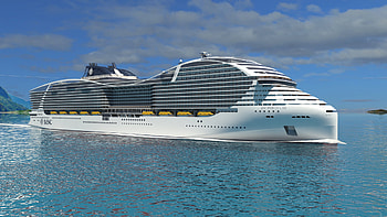 biggest cruise ship, msc cruises, cond nast traveler HD wallpaper