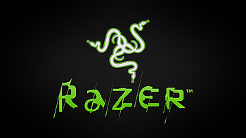 Razer Logo, typography, dark background, razer, logo HD wallpaper