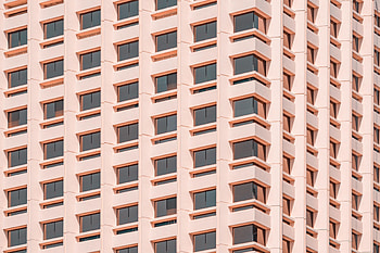 Windows, Pink, Architecture, Building, Miscellanea, Miscellaneous HD wallpaper